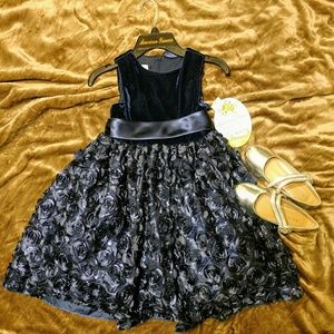 Girls Navy Formal American Princess dress